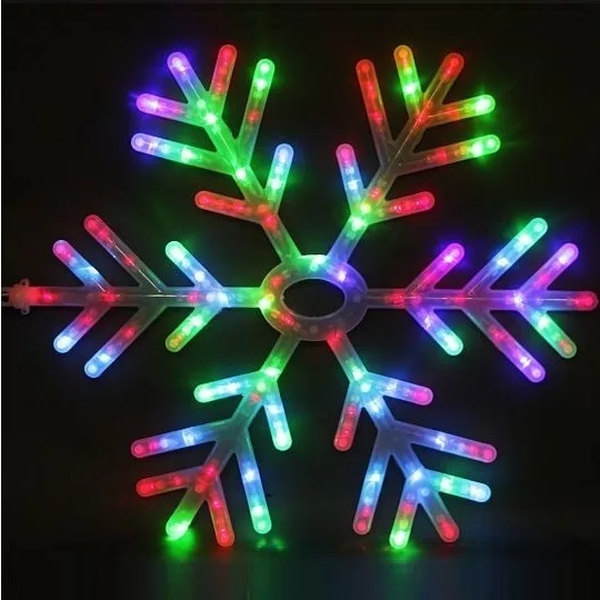 Световая фигура Снежинка 60см. LED синие и красные лучи – 06.05T.L BL-RED-01